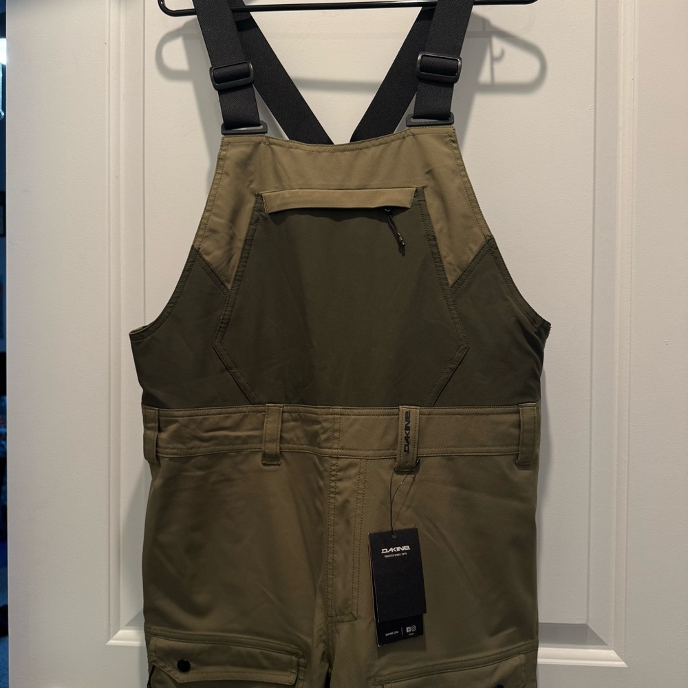 NWT Dakine Olive Green GORE-TEX Snow Scout Bib Overalls